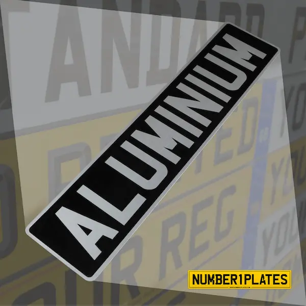 Aluminium Number Plates