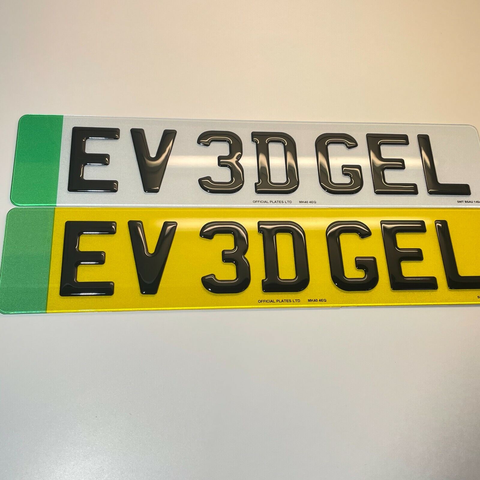 Electric Pressed Number Plates